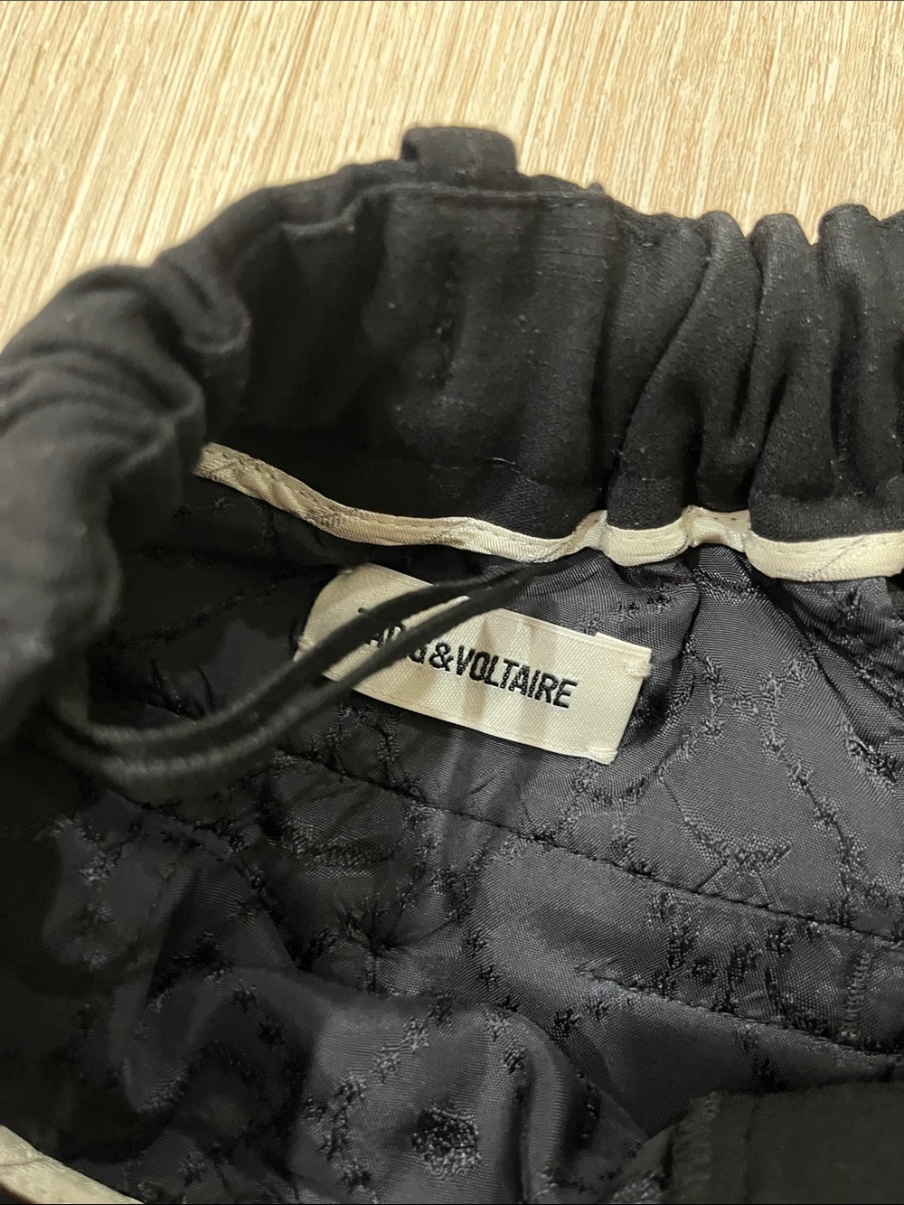 Zadig & Voltaire Black Track Pants with Red Logo Side Tape - Picture 10 of 16
